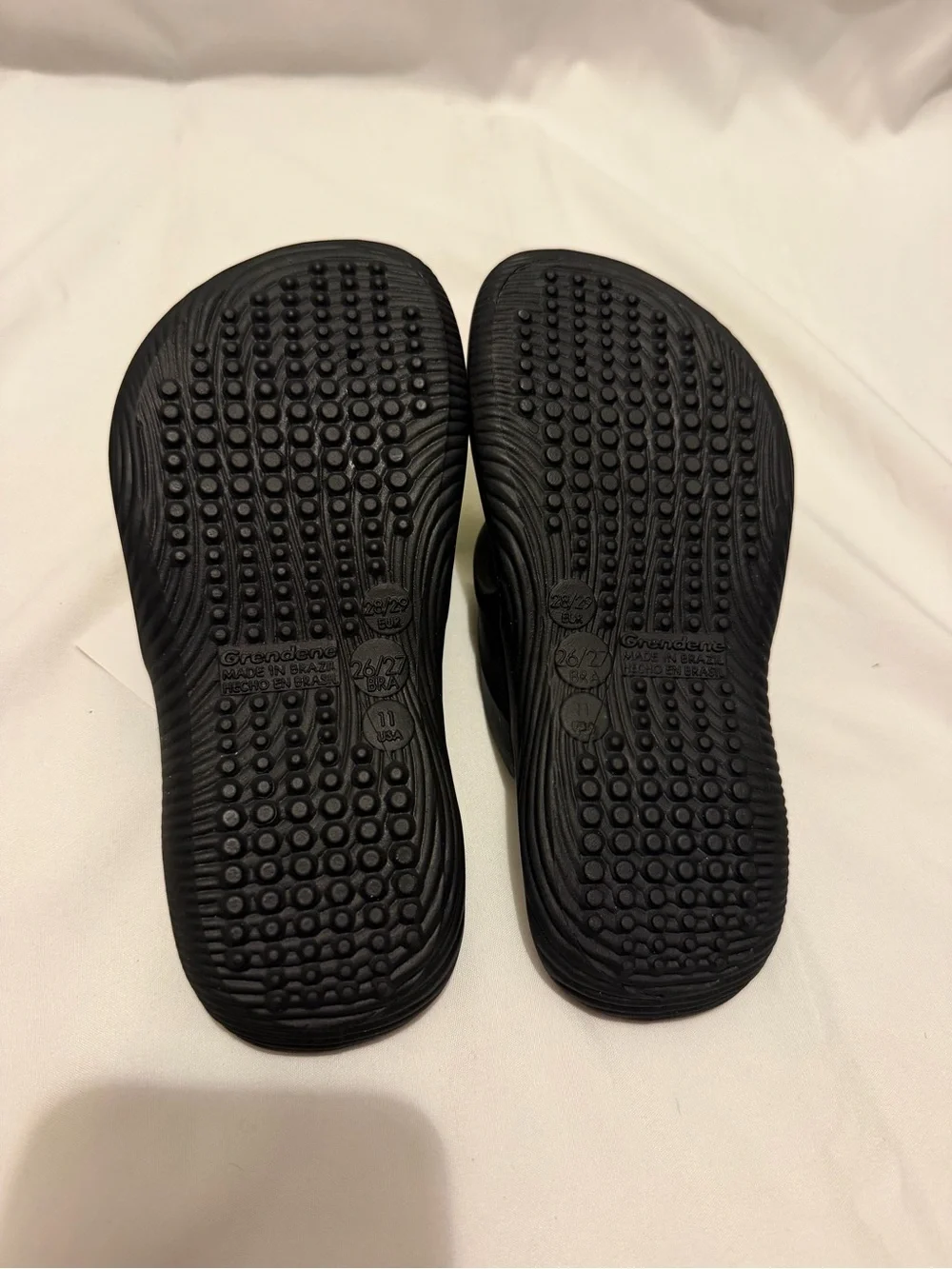 Rider Cape II KI Kids Flip Flops Size 11 Youth Black Green NWT